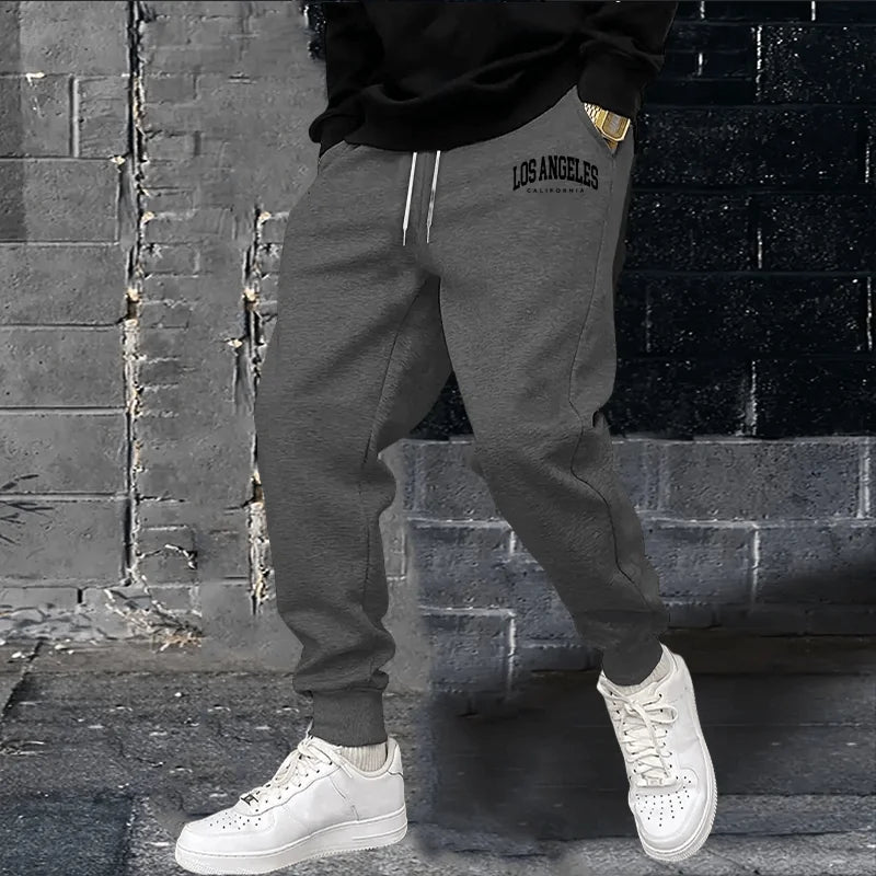 2025 new men's sports pants jogging sports pants spring and autumn fleece pants men's clothing fitness sports women loose winter