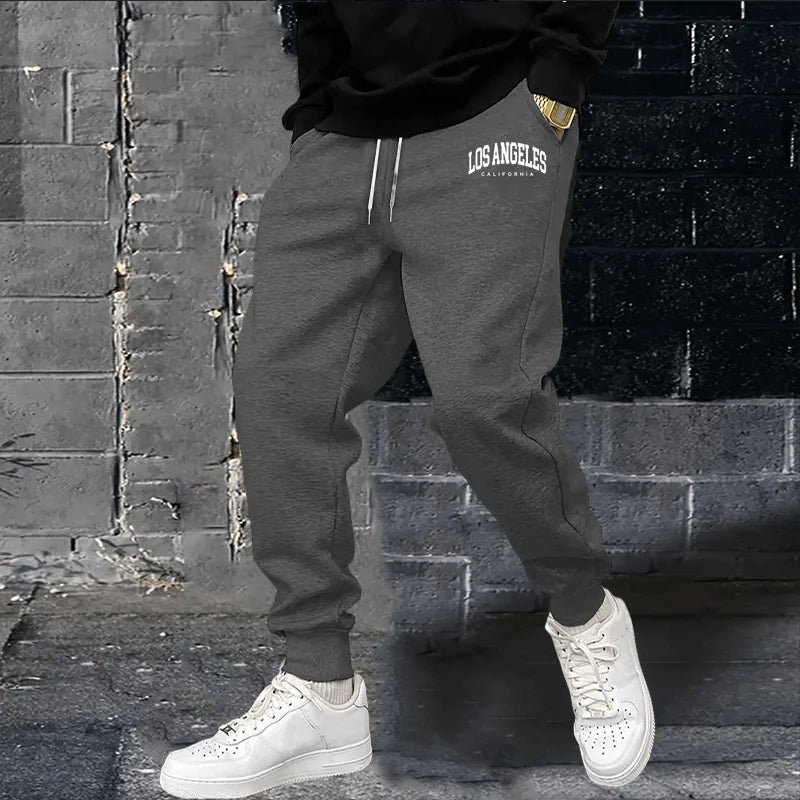 2025 new men's sports pants jogging sports pants spring and autumn fleece pants men's clothing fitness sports women loose winter