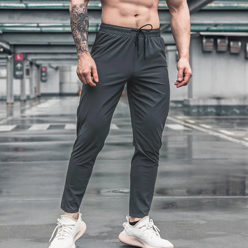 Men Sport Trousers with Pockets Running Workout Pants Quick Dry Training Jogger Sweatpants High Quality Fitness Bottoms