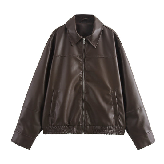 Women's Transparent Organza Bomber Jacket Coat