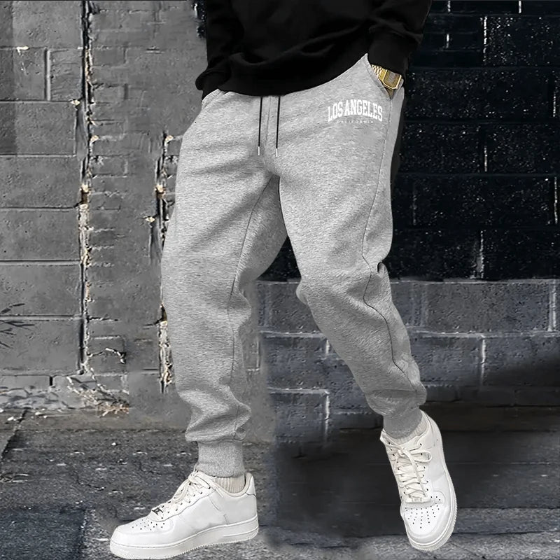 2025 new men's sports pants jogging sports pants spring and autumn fleece pants men's clothing fitness sports women loose winter