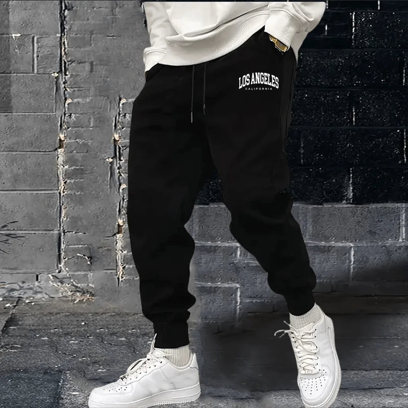 2025 new men's sports pants jogging sports pants spring and autumn fleece pants men's clothing fitness sports women loose winter