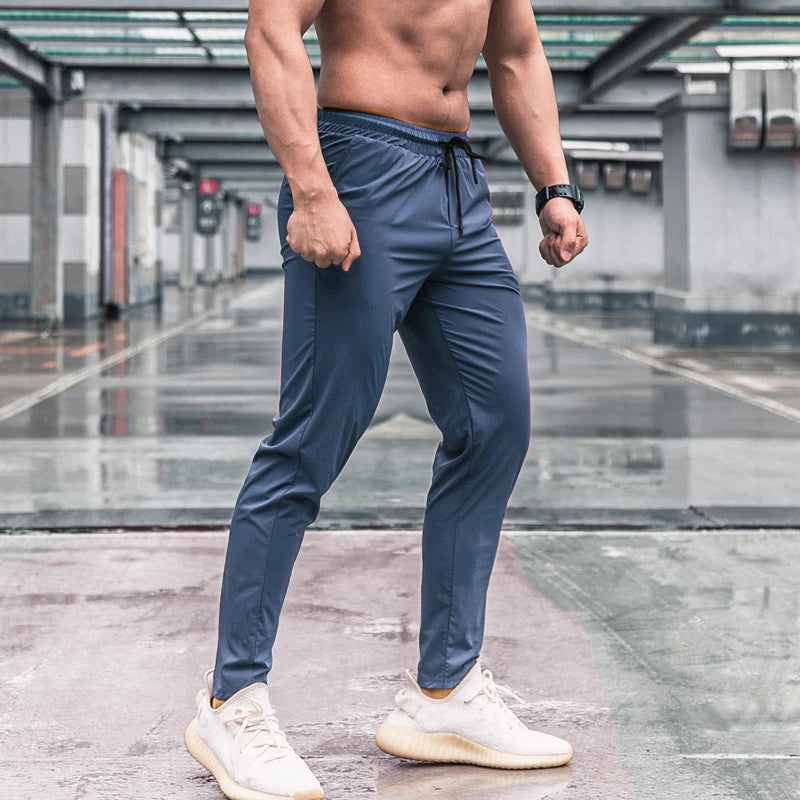 Men Sport Trousers with Pockets Running Workout Pants Quick Dry Training Jogger Sweatpants High Quality Fitness Bottoms